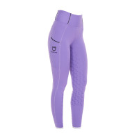 Meisjeslegging met grip en Equestro-logo Violette dahlia