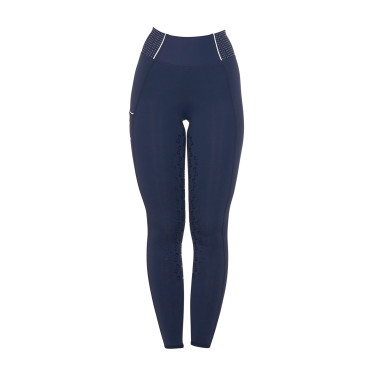 Dameslegging met strass Equestro Marineblazer Marineblauw