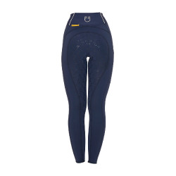 Dameslegging met strass Equestro Marineblazer Marineblauw