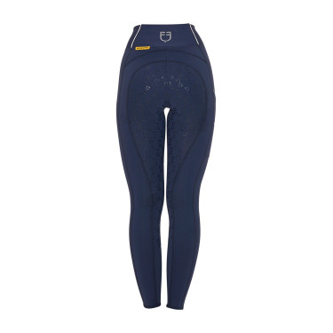 Dameslegging met strass Equestro Marineblazer Marineblauw