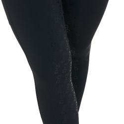 Dameslegging met strass Equestro Zwart