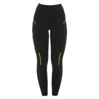 Strakke dameslegging met micro-mesh inzetstukken Equestro Wit