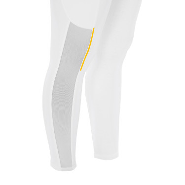 Strakke dameslegging met micro-mesh inzetstukken Equestro Wit