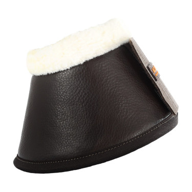 Klokken van ecologisch schapenleer met klittenbandsluiting Acavallo Bruin Klokken van ecologisch schapenleer met klittenbandsluiting Acavallo Bruin