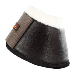 Klokken van ecologisch schapenleer met klittenbandsluiting Acavallo Bruin Klokken van ecologisch schapenleer met klittenbandsluiting Acavallo Bruin
