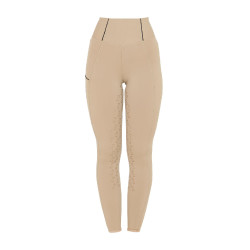 Dameslegging met volledige grip Classic Equestro Wierook Beige Dameslegging met volledige grip Classic Equestro Wierook Beige