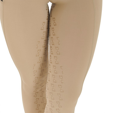Dameslegging met volledige grip Classic Equestro Wierook Beige Dameslegging met volledige grip Classic Equestro Wierook Beige
