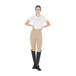 Dameslegging met volledige grip Classic Equestro Wierook Beige Dameslegging met volledige grip Classic Equestro Wierook Beige