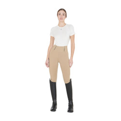 Dameslegging met volledige grip Classic Equestro Wierook Beige Dameslegging met volledige grip Classic Equestro Wierook Beige