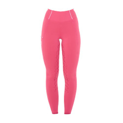 Dameslegging met volledige grip Classic Equestro Kamperfoelie Roze