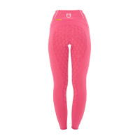 Dameslegging met volledige grip Classic Equestro Kamperfoelie Roze