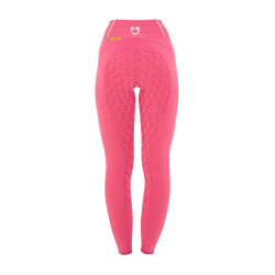 Dameslegging met volledige grip Classic Equestro Kamperfoelie Roze