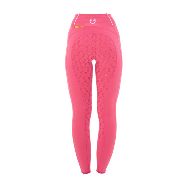 Dameslegging met volledige grip Classic Equestro Kamperfoelie Roze