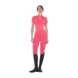 Dameslegging met volledige grip Classic Equestro Kamperfoelie Roze