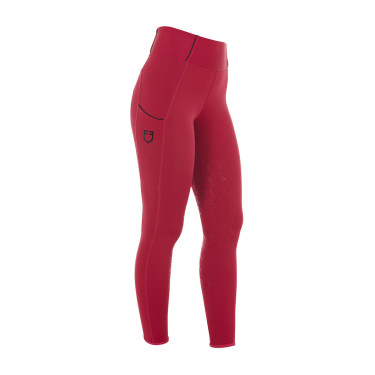 Dameslegging met volledige grip Classic Equestro Scooter Beige