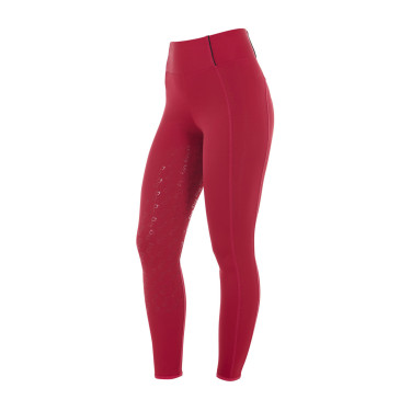Dameslegging met volledige grip Classic Equestro Scooter Beige