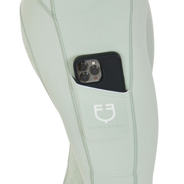 Dameslegging met volledige grip Classic Equestro Lichtgroen Dameslegging met volledige grip Classic Equestro Lichtgroen