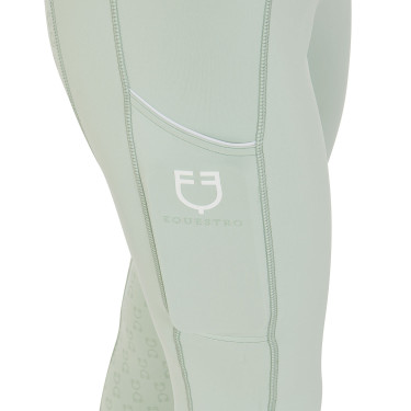 Dameslegging met volledige grip Classic Equestro Lichtgroen Dameslegging met volledige grip Classic Equestro Lichtgroen