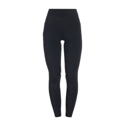 Strakke legging van stretch technisch materiaal dames Kao Light Equestro Zwart / zwart