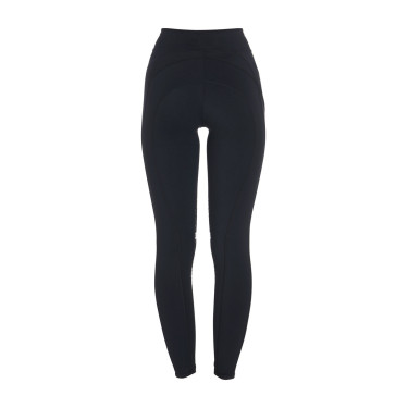 Strakke legging van stretch technisch materiaal dames Kao Light Equestro Zwart / zwart