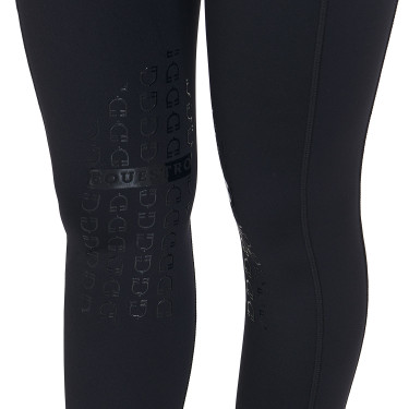 Strakke legging van stretch technisch materiaal dames Kao Light Equestro Zwart / zwart
