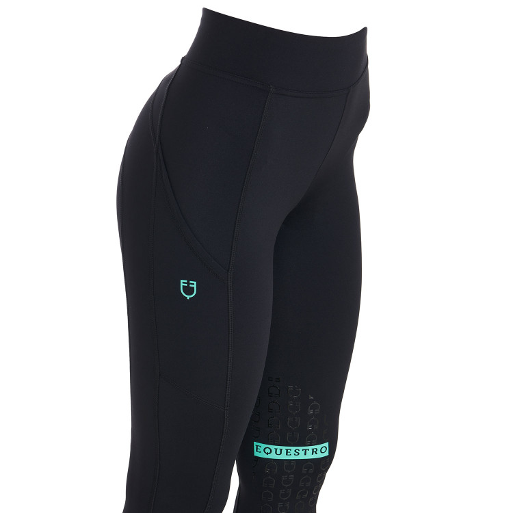 Strakke legging van stretch technisch materiaal dames Kao Light Equestro Strakke legging van stretch technisch materiaal dames Kao Light Equestro
