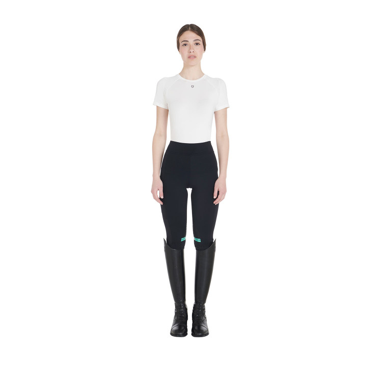Strakke legging van stretch technisch materiaal dames Kao Light Equestro Strakke legging van stretch technisch materiaal dames Kao Light Equestro