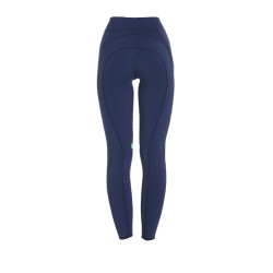 Strakke legging van stretch technisch materiaal dames Kao Light Equestro Marine / smaragdgroen Blauw