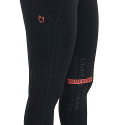 Aansluitende legging van stretch technische stof voor dames Kao Equestro Zwart / rood