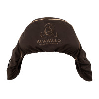 Zadelovertrek met fleecevoering Acavallo Zwart Zadelovertrek met fleecevoering Acavallo Zwart