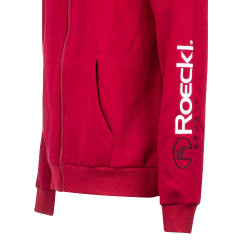 Herenhoodie met multi-logo Equestro Scooter Beige