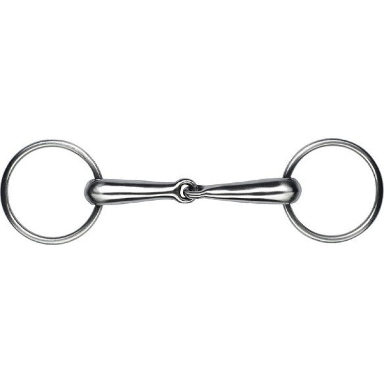 Mors 2 ringen Feeling gebroken hol roestvrij staal mat