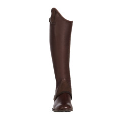Unisex mini-chaps met siliconen inzetstukken Gel Grip System Equestro Bruin Unisex mini-chaps met siliconen inzetstukken Gel Grip System Equestro Bruin