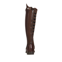 Unisex mini-chaps met siliconen inzetstukken Gel Grip System Equestro Bruin Unisex mini-chaps met siliconen inzetstukken Gel Grip System Equestro Bruin