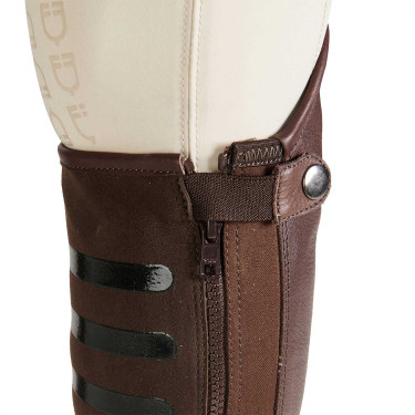 Unisex mini-chaps met siliconen inzetstukken Gel Grip System Equestro Unisex mini-chaps met siliconen inzetstukken Gel Grip System Equestro