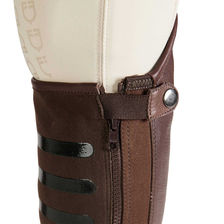 Unisex mini-chaps met siliconen inzetstukken Gel Grip System Equestro Unisex mini-chaps met siliconen inzetstukken Gel Grip System Equestro