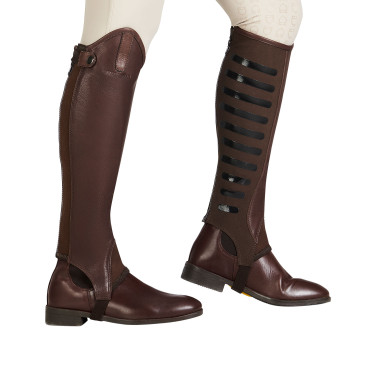 Unisex mini-chaps met siliconen inzetstukken Gel Grip System Equestro Unisex mini-chaps met siliconen inzetstukken Gel Grip System Equestro