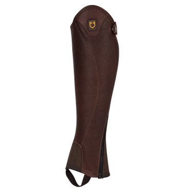 Mini-chaps van soepel leer met zijrits Magellano Equestro
