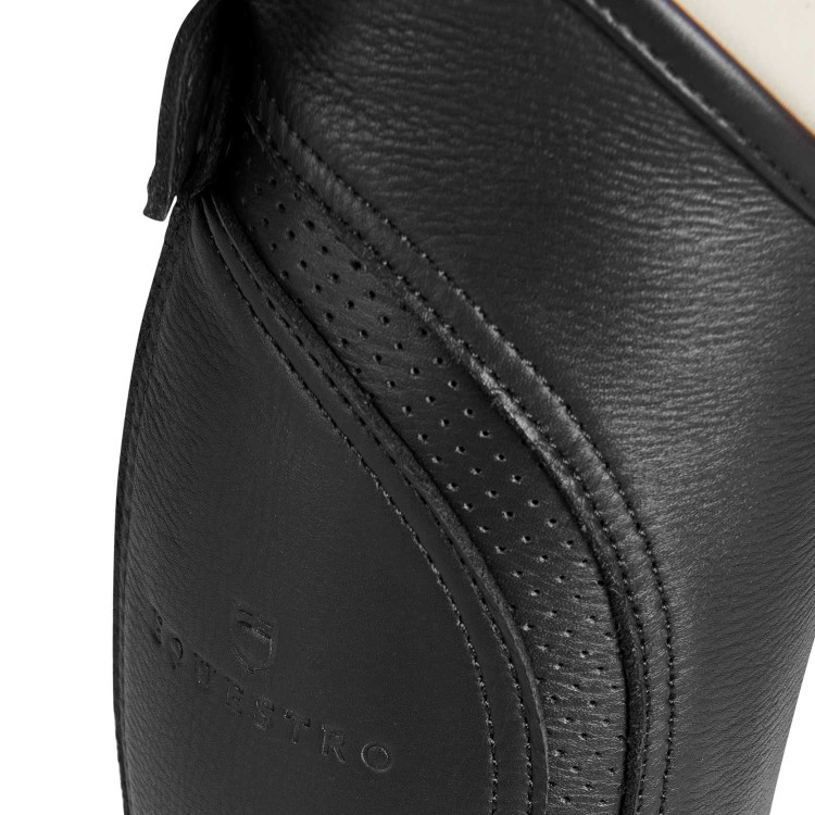 Uniseks mini-chaps van geperforeerd leer voor maximaal comfort Salisbury Equestro Uniseks mini-chaps van geperforeerd leer voor maximaal comfort Salisbury Equestro