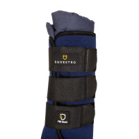 Rustbandages van neopreen/katoen Equestro per 2 Zwart Rustbandages van neopreen/katoen Equestro per 2 Zwart