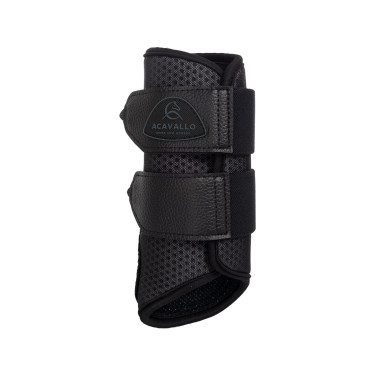 Voorbeenbeschermers van geperforeerd neopreen met dubbele klittenbandsluiting Acavallo Voorbeenbeschermers van geperforeerd neopreen met dubbele klittenbandsluiting Acavallo