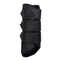 Achterbeenbeschermers van geperforeerd neopreen met driedubbele klittenband Acavallo Zwart Achterbeenbeschermers van geperforeerd neopreen met driedubbele klittenband Acavallo Zwart