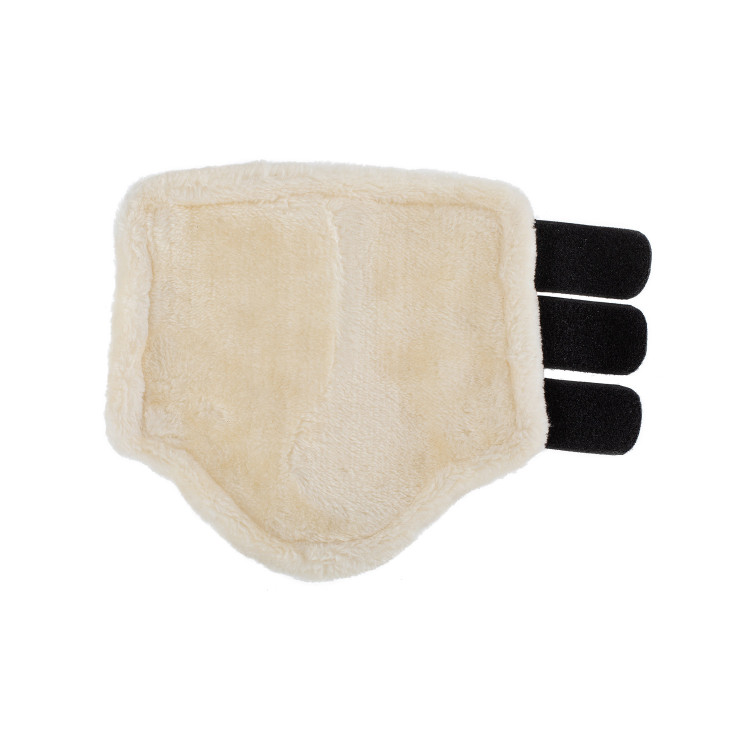 Achterste beenbeschermers van ecologisch leer met drievoudige klittenbandsluiting Acavallo Achterste beenbeschermers van ecologisch leer met drievoudige klittenbandsluiting Acavallo