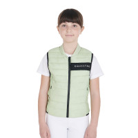 Technisch kinderbodywarmer Equestro Lila Blauw