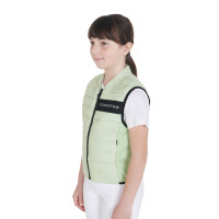 Technisch kinderbodywarmer Equestro Lila Blauw