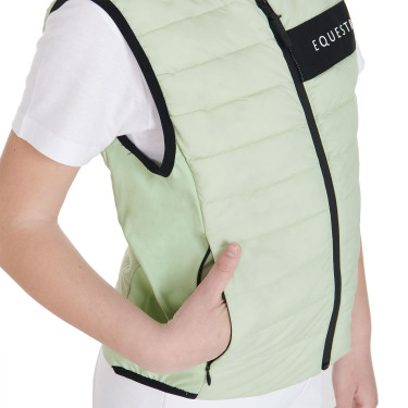 Technisch kinderbodywarmer Equestro Groen