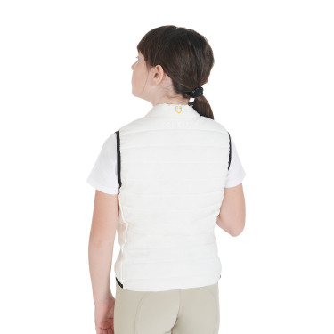 Technisch kinderbodywarmer Equestro Wit Technisch kinderbodywarmer Equestro Wit