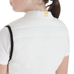Technisch kinderbodywarmer Equestro Wit Technisch kinderbodywarmer Equestro Wit