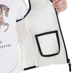 Technisch kinderbodywarmer Equestro Wit Technisch kinderbodywarmer Equestro Wit