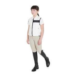 Technisch kinderbodywarmer Equestro Wit Technisch kinderbodywarmer Equestro Wit